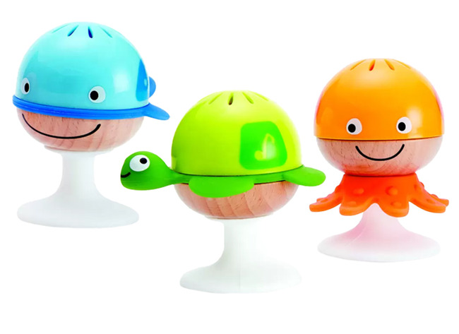 Muziek - Hape - Zeedierenrammelaars - Set Van 3