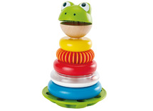 Eerste speelgoed - Hape - mr frog stapelringen