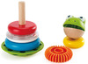 Eerste speelgoed - Hape - mr frog stapelringen
