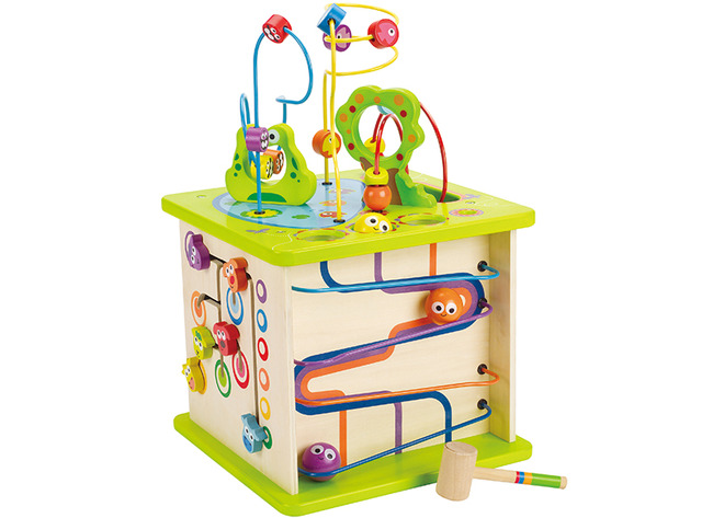 Speelkubus - Hape Country Critters Play Cube - Parelstructuur - Per Stuk