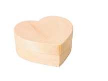 Hout - hartendoos - doosje - per stuk