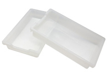 Transparante Kisten Op Glijders Set Van 2: Enkel Te Bestellen In Combinatie Met Tafels Of Leerlingentafels.