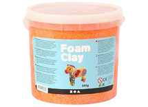 Boetseerklei - Foam Clay - 560 g - oranje - per stuk