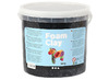 Boetseerklei - Foam Clay - 560 g - zwart - per stuk