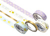 Kleefband - maskingtape - Folia - bees gold - set van 4