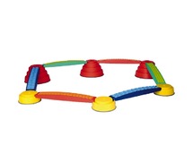 Balanceren - Gonge -Reis Rond De Wereld - Tactiele Balanceerbruggen Set Van 3