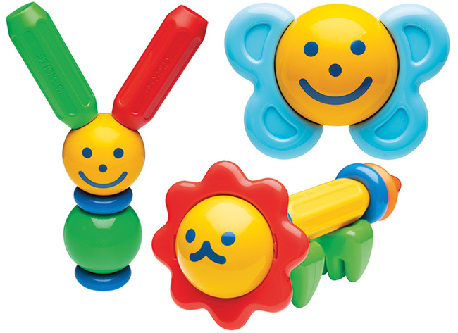 Eerste Speelgoed - Magnetisch - Clics - Stick-o Forest Friends Set- 16-delig