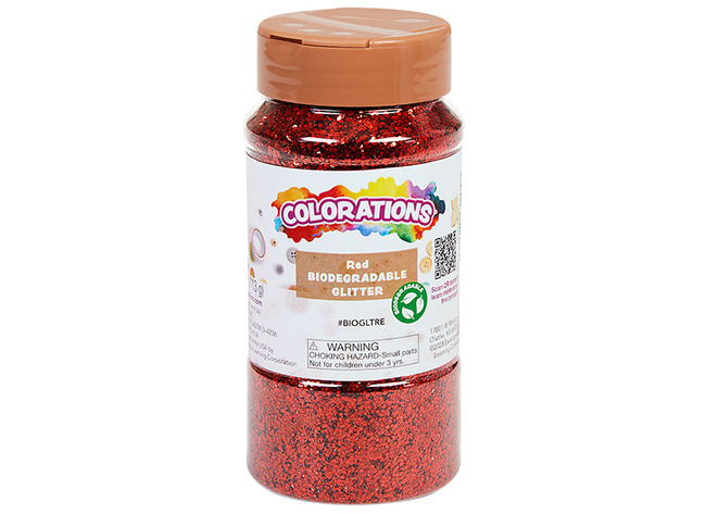 Glitterpoeder - 113 G - Biologisch Afbreekbaar - Rood - Per Stuk