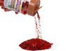 Glitterpoeder - 113 g - biologisch afbreekbaar - rood - per stuk
