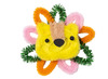 Chenille - 50 cm - safari - set van 100