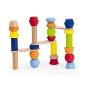 Constructie - hout - viga - blokkentoren spel