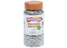 Decoratiemateriaal - glitters - biologisch afbreekbaar - zilver - per strooibus - 113 gr