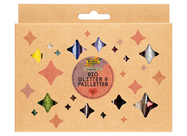 Decoratiemateriaal - Glitters - Folia - Organic Glitter & Sequins - Set Van 20