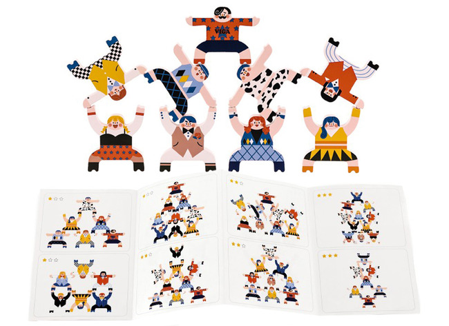 Spellen - Viga - Circus Stapelspel