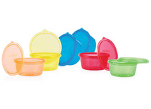 Eetgerei - kommetjes Nuby - Wash or toss kommetjes - set van 6