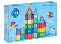 Bouwset - Coblo Classic - magnetisch - bouwblokken - constructie - set van 100 assorti