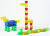 Constructie - kunststof - linking cubes - transparant - klasset - set van 300