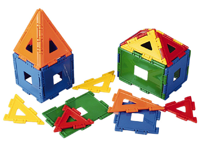Constructie - Kunststof - Geo Klikblokken - Basic - Set Van 120