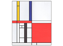 Knutselpapier - Roylco - Mondriaan mozaiek - set van 1500