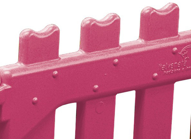 Scheidingshekken - Kunststof - Set Van 4 - Fuchsia - Per Stuk