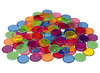 Speelschijven - Shaw Magnets Magnetic Counting Chip Tub - 2 cm - kunststof - magnetisch - transparant - gekleurd - voor lichtbord - set van 500 assorti
