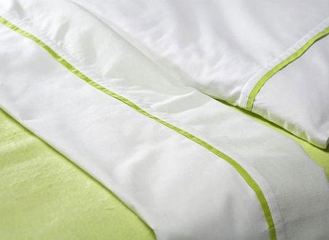 Laken Met Boordje 75x100cm - Limoen - Per Stuk