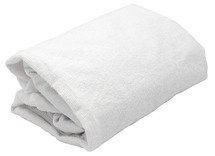 Textiel - bed - hoeslaken waterdicht - 60x120 cm - per stuk - wit - per stuk