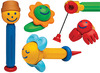 Eerste speelgoed - magnetisch - Clics  - stick-o visset- 26-delig