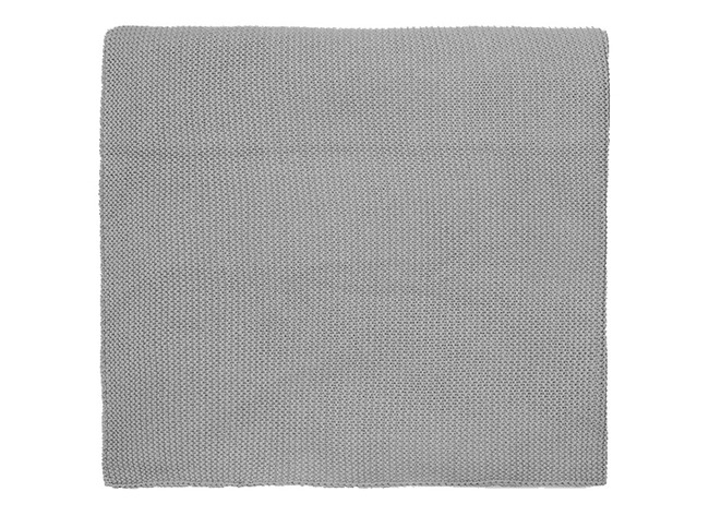 Deken - Jollein Basic Knit - 150 X 100 Cm - Stone Grey - Per Stuk