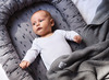 Deken - Jollein Basic Knit - 150 x 100 cm - stone grey - per stuk