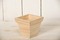 Hout - Bloempot - Rechte Rand - P/st