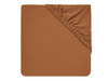 Hoeslakens - Jollein Jersey - 60 x 120 cm - effen - caramel - per stuk