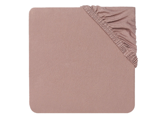 Hoeslakens - Jollein Jersey - 60 X 120 Cm - Effen - Chestnut - Per Stuk