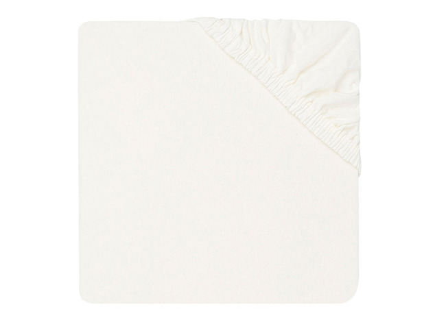 Hoeslakens - Jollein Jersey - 60 X 120 Cm - Effen - Ivory - Per Stuk
