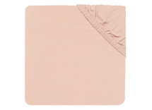 Hoeslakens - Jollein Jersey - 60 x 120 cm - effen - pale pink - per stuk