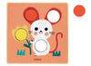 Kleur en vorm - Djeco - Spotimage - associatiespel - dieren - hout - per spel