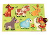 Puzzel - inlegpuzzel - Djeco - Coucou Cow - boerderij - per stuk