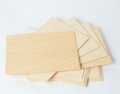 Plaat - Akros - Hout - Rechthoek - Gelamineerd Populier - 33 X 24 Cm - Set Van 10