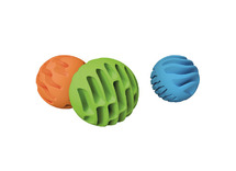 Rammelaars en bijtringen - Fat Brain Toys - sensory rollers - set van 3