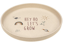Eetgerei - bord - Lassig - bord met antislip 180 mm - per stuk - let it grow - leverbaar in 3 designs