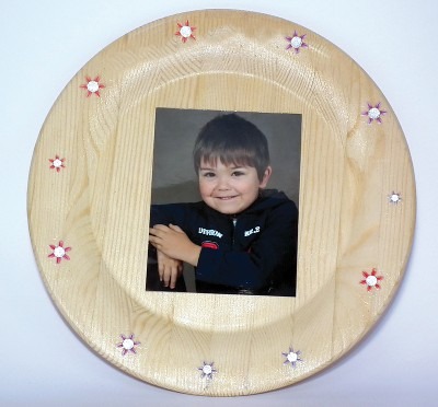 Hout - Schotel -22 Cm - P/st