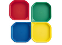 Fun² Play - Speeldeksels Klein - Gekleurd Set Van 4