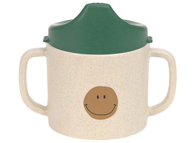 Eetgerei - Beker - Lassig - Drinkbeker Met Tuit Antislip 200 Ml - Per Stuk - Happy Rascals Smile - Per Stuk