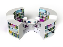 Kast - Cube - Zitkussen Voor Zitbank 2-Vak - zitkussen limegroen (kiwi) - per stuk