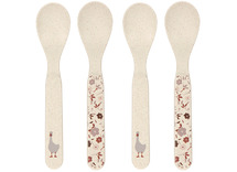 Eetgerei - bestek - Lassig - lepeltjes - set van 4 - gans - leverbaar in 3 designs