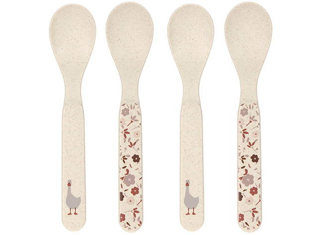 Eetgerei - Bestek - Lassig - Lepeltjes - Set Van 4 - Gans - Leverbaar In 3 Designs
