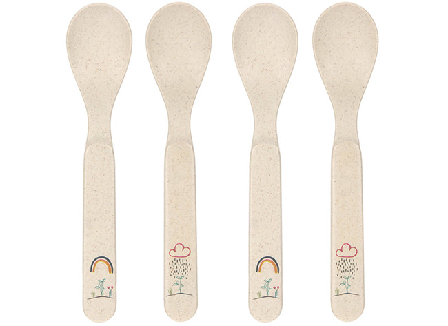 Eetgerei - Bestek - Lassig - Lepeltjes - Set Van 4 - Let It Grow - Leverbaar In 3 Designs