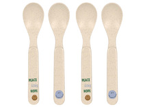 Eetgerei - bestek - Lassig - lepeltjes - set van 4 - happy rascals smile - leverbaar in 3 designs