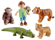 Little friends - safaridieren set b - set van 6