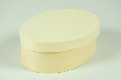 Hout - Doosje - Ovaal - P/st